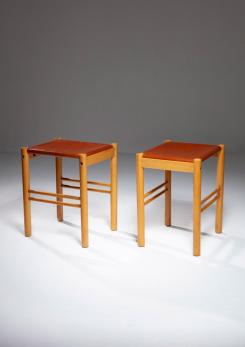 Compasso - Pair of "Solaris" Stools by Franco Vattolo for Ibisco