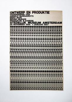 Compasso - Danese Exhibition Stedelijk Museum Original Poster, 1966