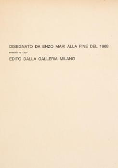 Compasso - "Merda" Original Poster by Enzo Mari for Galleria Milano Compasso - "Merda" Original Poster by Enzo Mari for Galleria Milano