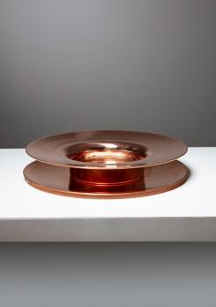 Compasso - Pair of Large Copper Centerpieces