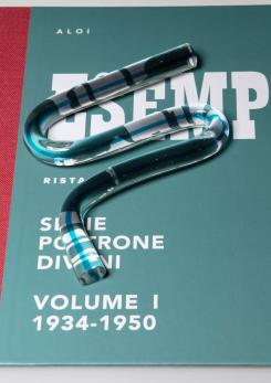 Compasso - "F" Crystal Letter by Massimo Vignelli for Venini, Italy, 1980s