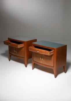 Compasso - Pair of Italian 60s Night Stands in the style of Paolo Buffa