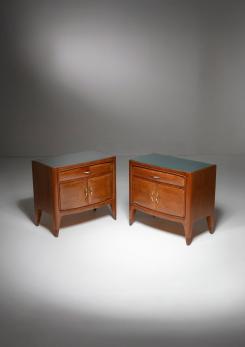 Compasso - Pair of Italian 60s Night Stands in the style of Paolo Buffa