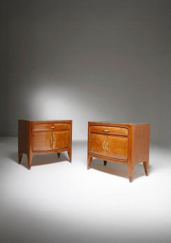 Compasso - Pair of Italian 60s Night Stands in the style of Paolo Buffa