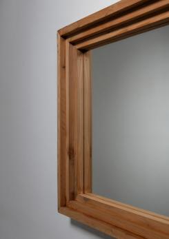 Compasso - "Annabella" Wall Mirror by Mario Ceroli for Poltronova Compasso - "Annabella" Wall Mirror by Mario Ceroli for Poltronova