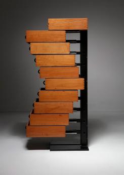 Compasso - "Robot" Chest of Drawers by Mario Botta for Robots