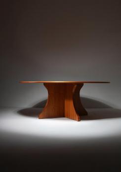 Compasso - Large Round Table designed by Luigi Caccia Dominioni
