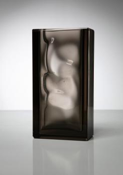 Compasso - "Optical" Glass Vase by Ladislav Oliva for Exbor