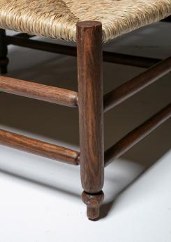 Compasso - Italian 50s Large Chestnut Bench