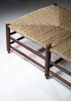Compasso - Italian 50s Large Chestnut Bench Compasso - Italian 50s Large Chestnut Bench