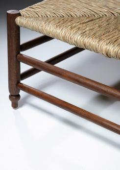 Compasso - Italian 50s Large Chestnut Bench