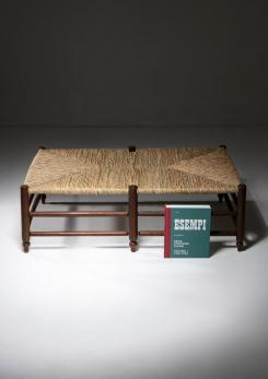 Compasso - Italian 50s Large Chestnut Bench Compasso - Italian 50s Large Chestnut Bench