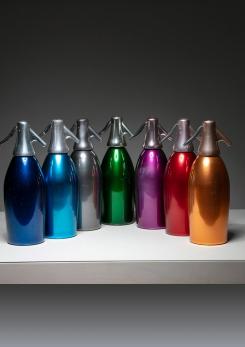 Compasso - Set of Seven Soda Siphons by Sergio Asti for Saccab