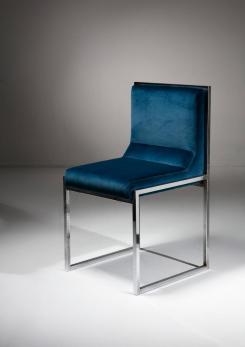 Compasso - Set of Four "Wright/Wright" Chairs by Nanda Vigo for Driade