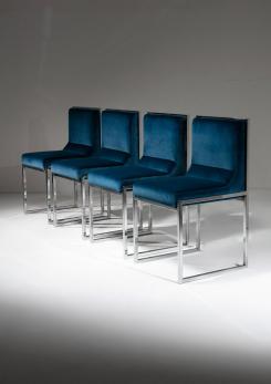 Compasso - Set of Four "Wright/Wright" Chairs by Nanda Vigo for Driade