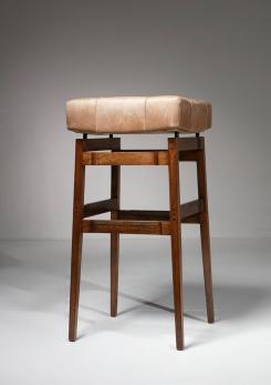 Compasso - High Stool Model 101 by Gianfranco Frattini for Cassina