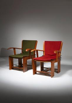 Compasso - Pair of Chairs Model 771 by Carlo Scarpa for Bernini Compasso - Pair of Chairs Model 771 by Carlo Scarpa for Bernini