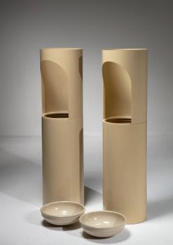 Compasso - "Mascarene" Umbrella Stand / Tray by Enzo Mari for Danese