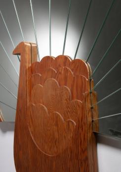Compasso - Peacock Shaped Wall Mirror by Pallucco Compasso - Peacock Shaped Wall Mirror by Pallucco