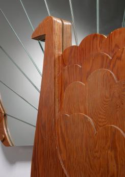 Compasso - Peacock Shaped Wall Mirror by Pallucco