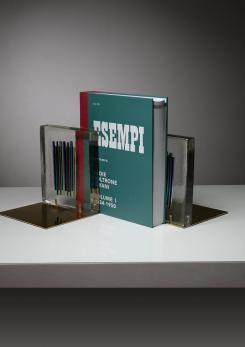 Compasso - Pair of Bookends by Venini