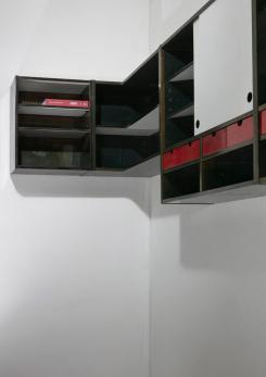 Compasso - "Bermuda" Wall Cabinets by Corsini & Wiskemann for La Rinascente