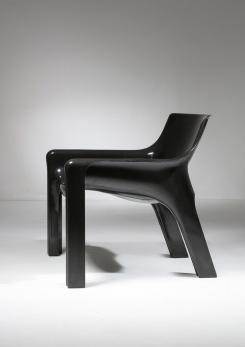 Compasso - Pair of "Vicario" Chairs and "Arcadia" Table by Vico Magistretti for Artemide