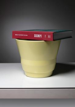 Compasso - Yellow Cache Pot by Guido Andloviz for SCI Laveno