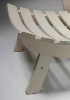 Compasso - Six Patio Chairs Attributed to Carlo Hauner for Reguitti