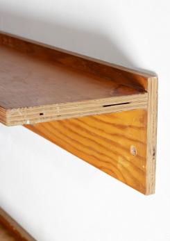 Compasso - Set of Seven Wood Shelves