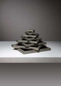 Compasso - Set of Eight Stackable Trays by Fede Cheti