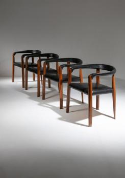 Compasso - Set of 8 "Miss" Armchairs by Afra and Tobia Scarpa for Molteni