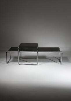 Compasso - Pair of "Laccio" Matching Tables by Marcel Breuer for Gavina