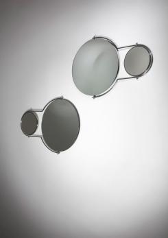 Compasso - Pair of "Duo" Mirrors by Rodney Kinsman for Bieffeplast, Italy, 1980s