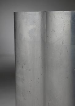 Compasso - Large Aluminum Vase by Albert Leclerc for Il Sestante