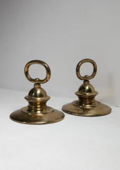 Compasso - Model "F1" Door Stops by Luigi Caccia Dominioni for Azucena