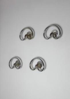 Compasso - Se of Four "Samo" Coat Pegs by Sergio Mazza for Artemide