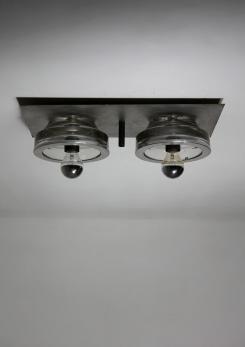 Compasso - Pair of Italian 70s Ceiling Lamps
