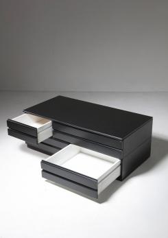 Compasso - "Samarcanda" Low Chest of Drawers by Vico Magistretti for Poggi