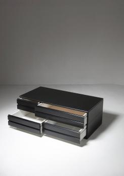 Compasso - "Samarcanda" Low Chest of Drawers by Vico Magistretti for Poggi