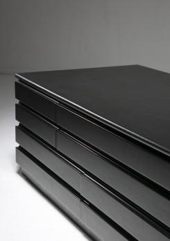 Compasso - "Samarcanda" Low Chest of Drawers by Vico Magistretti for Poggi