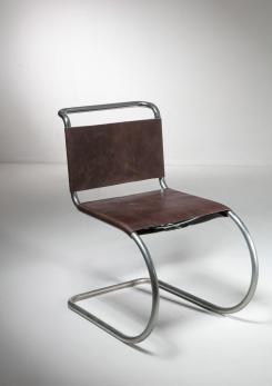 Compasso - Pair of "MR" Chairs by Mies van der Rohe for Knoll