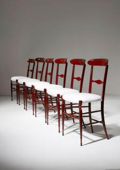 Compasso - Set of Six "Campanino" Chairs