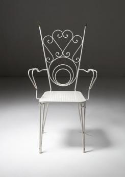 Compasso - Italian 50s Iron Garden Chair