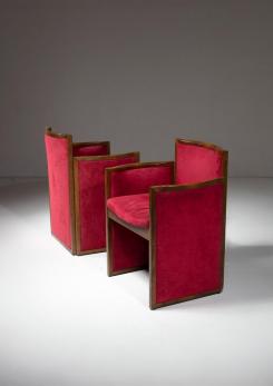 Compasso - Three Armchairs by Tito Agnoli for La Linea