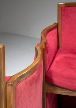 Compasso - Three Armchairs by Tito Agnoli for La Linea