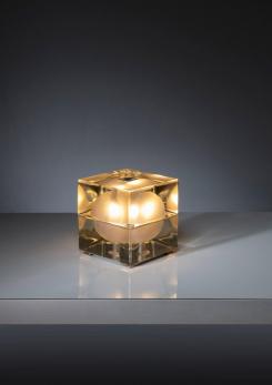 Compasso - "Cubosfera" Table Lamp by Alessandro Mendini for Fidenza Vetraria