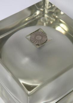 Compasso - "Cubosfera" Table Lamp by Alessandro Mendini for Fidenza Vetraria