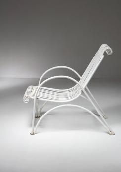 Compasso - Pair of Italian 60s Patio Metal Chairs