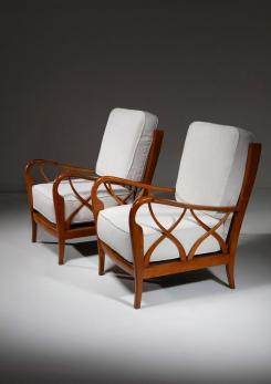 Compasso - Pair of Italian 50s Armchairs